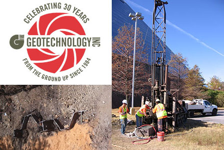 Geotechnology 30th anniversary logo