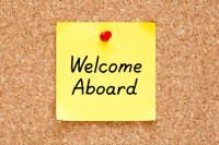 Welcome Aboard note